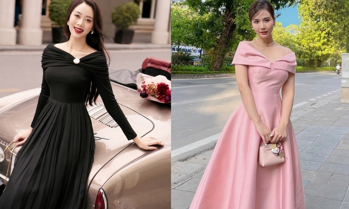 Mẫu váy liền sang trọng và tôn dáng