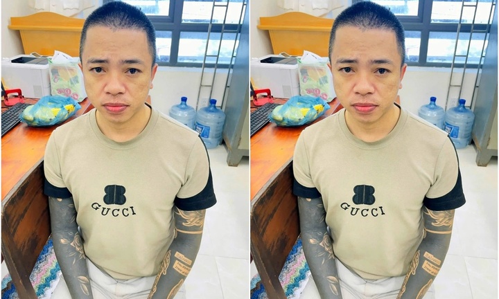 Bắt đối tượng xăm kín tay, có lệnh truy nã đặc biệt nguy hiểm