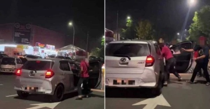 Clip: Chứng kiến con bị xe tông, ông bố lao tới đấm tới tấp nữ tài xế