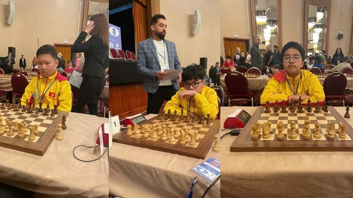 Cờ vua Việt Nam giành huy chương Vàng, Bạc, Đồng tại giải cờ vua trẻ thế giới