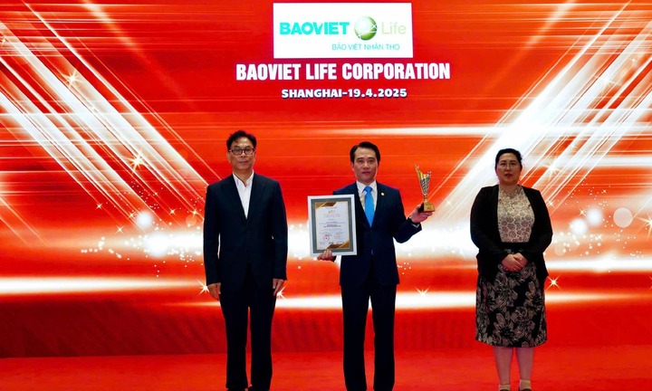 Bảo Việt Nhân thọ được vinh danh top 10 doanh nghiệp tiêu biểu châu Á 2025 tại Thượng Hải (Trung Quốc)