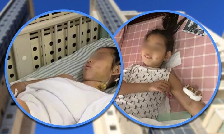 Rơi từ tầng 25 xuống tầng 7, bé gái 9 tuổi sống sót 