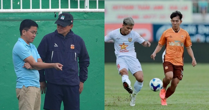 Xúc phạm trọng tài , HLV Vũ Tiến Thành và Trưởng đoàn CLB HAGL bị cấm chỉ đạo