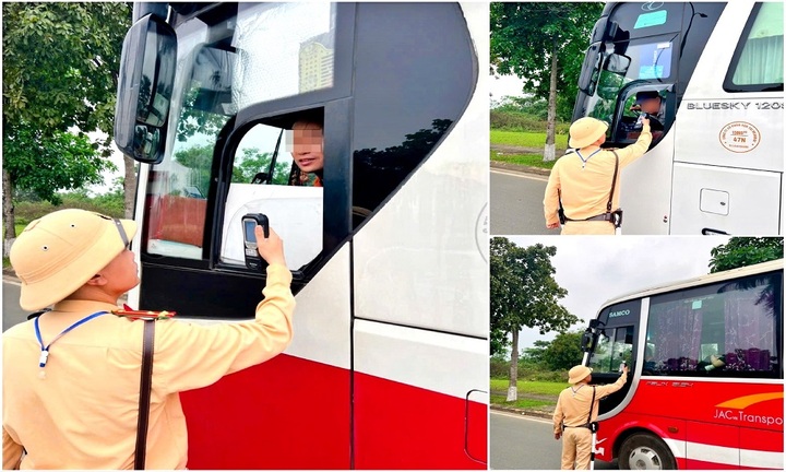 Hà Nội: Nhiều tài xế xe khách chở công nhân vi phạm nồng độ cồn bị xử lý