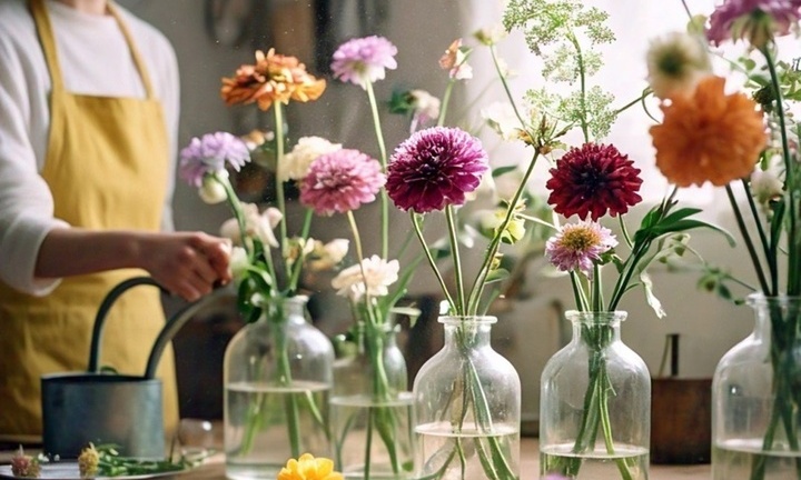 Cách tự pha nước dưỡng hoa tại nhà