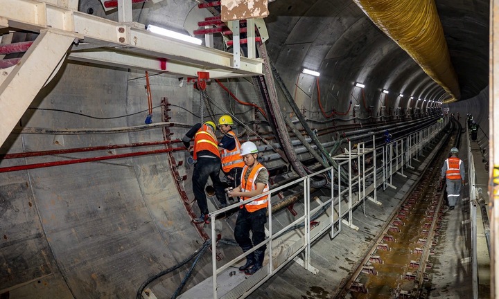 Xuyên lễ thi công hầm tuyến đường sắt đô thị Nhổn - ga Hà Nội