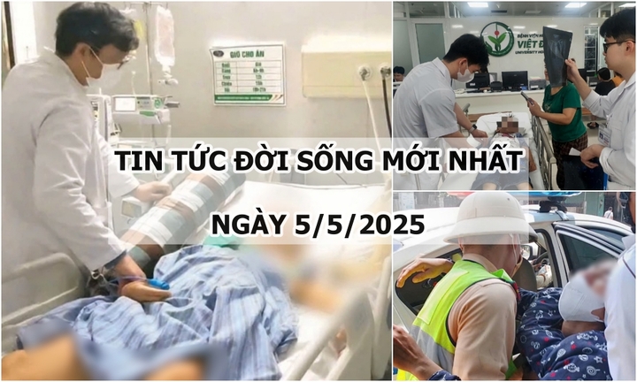Tin tức đời sống 5/5: Cánh cổng đổ trúng người, bé trai 6 tuổi nhập viện cấp cứu