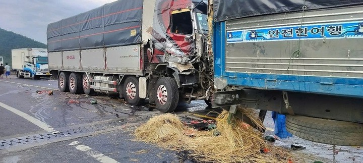 Hiện trường vụ tài xế vượt ẩu gây tai nạn liên hoàn trên cao tốc La Sơn-Túy Loan