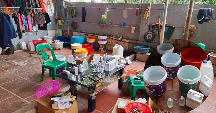 Cận cảnh xưởng sản xuất mỹ phẩm giả, phân phối hàng trăm nghìn đơn trên Shopee, Tiktok thu lợi 6 tỷ bằng công nghệ