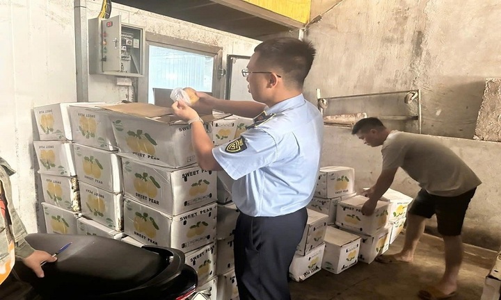 Thái Nguyên: Phát hiện, xử lý gần 1,2 tấn hoa quả nhập lậu