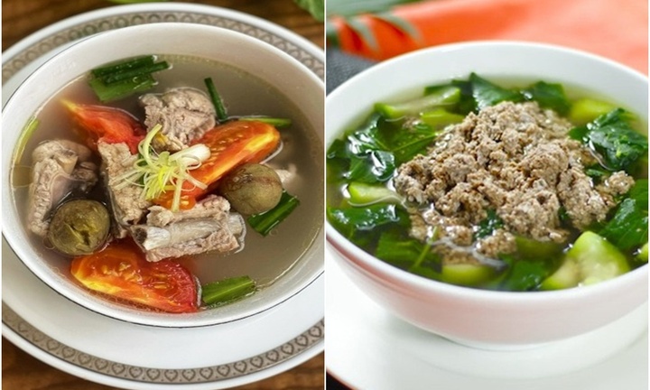 Các món canh thanh mát cho ngày nắng nóng