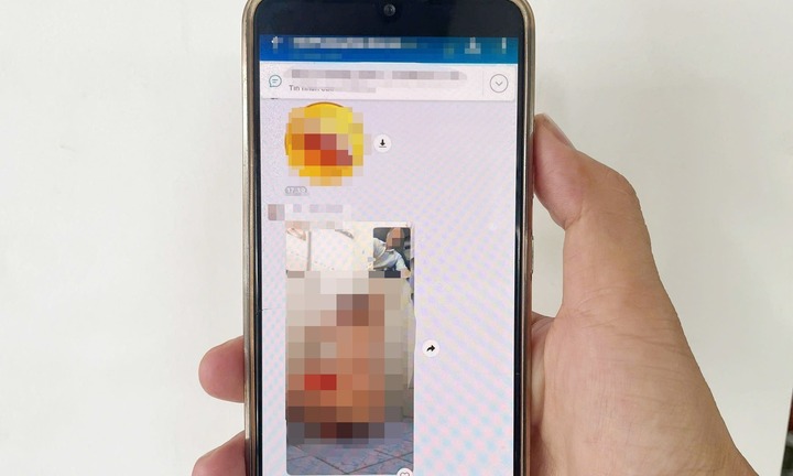 Vụ hiệu trưởng gửi ảnh 