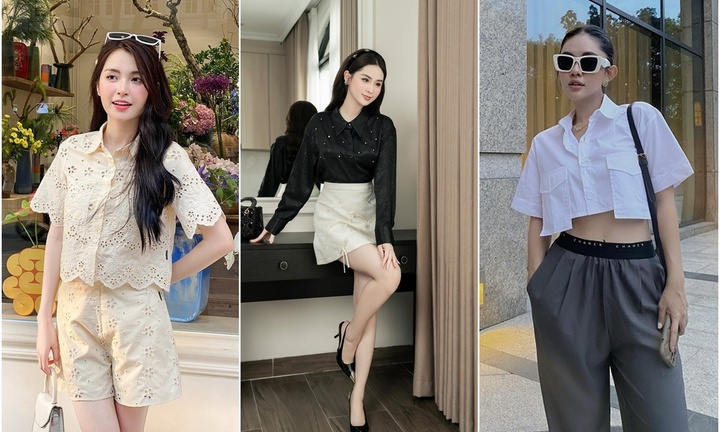 Gợi ý kiểu sơ mi cách điệu để chị em mặc hè