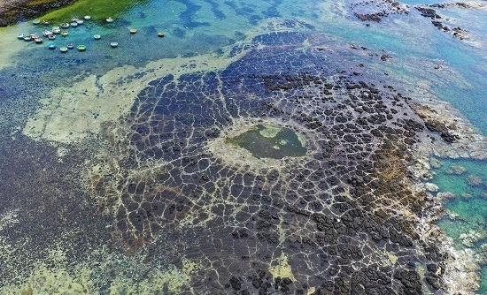 Khám phá dấu tích miệng núi lửa cổ ở vùng biển Bình Châu