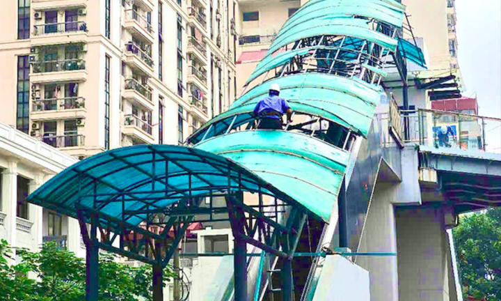 Đường sắt Cát Linh - Hà Đông đang được sửa chữa thế nào?