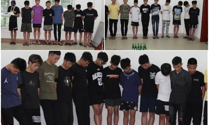 Clip: Nhóm thanh niên cầm hung khí 