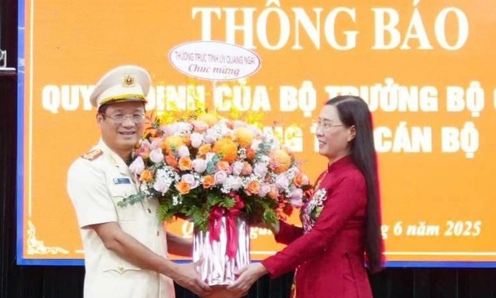 Đại tá Hồ Song Ân giữ chức Giám đốc Công an tỉnh Quảng Ngãi