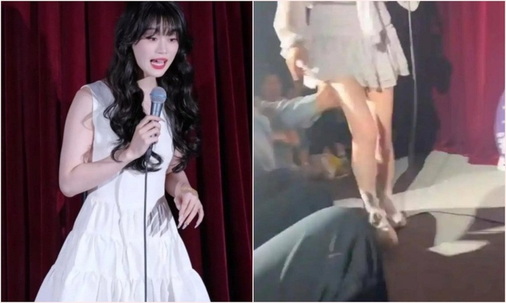 Phẫn nộ vụ nữ diễn viên xinh đẹp bị “yêu râu xanh” quấy rối ngay trên sân khấu