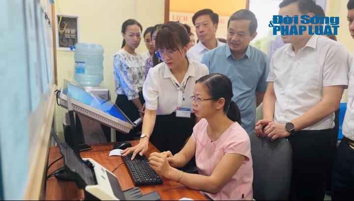 Ngày đầu vận hành thử nghiệm bộ máy chính quyền mới tại Sông Công, Thái Nguyên