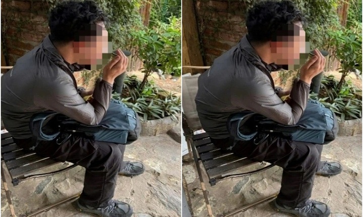 Nam thanh niên lên đỉnh núi Hàm Lợn một mình bị kiệt sức, gọi 114 giúp đỡ