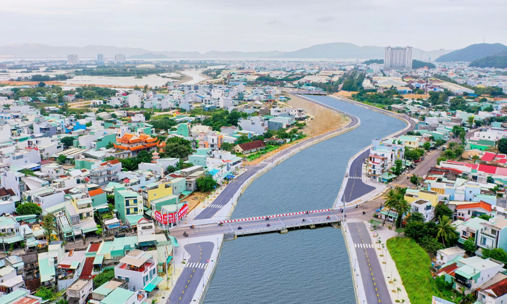 Hệ thống tiêu thoát lũ sông Dinh góp phần giải bài toán ngập lụt vùng hạ lưu đô thị Quy Nhơn