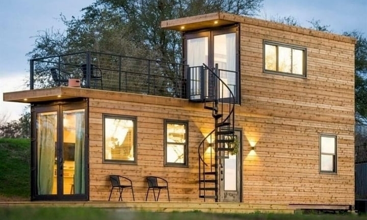 Mẫu nhà container đẹp