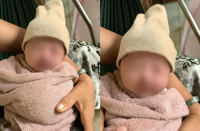 Phát hiện bé gái sơ sinh được quấn khăn, bọc trong túi nilon trước cổng kho hàng ở Gia Lai