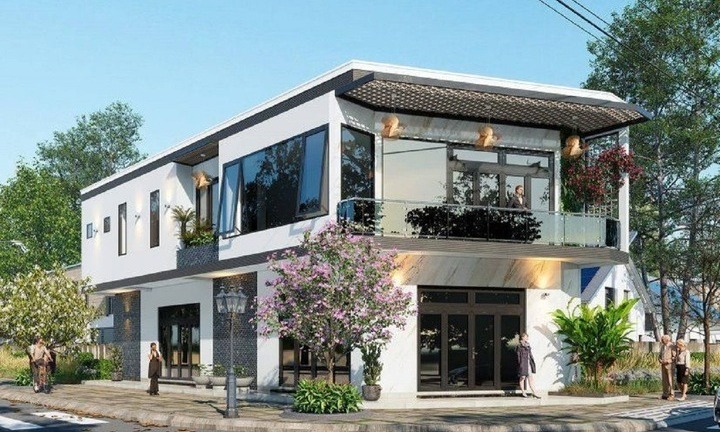 Mẫu nhà ở kết hợp kinh doanh đẹp