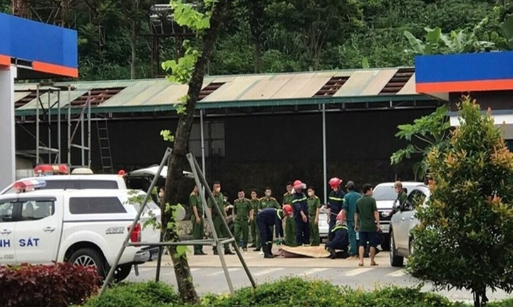 Hiện trường vụ nổ téc xăng ở Sơn La, một người tử vong, hai người bị thương