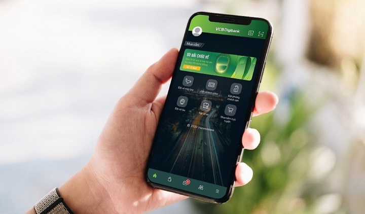 Cách đăng nhập 2 tài khoản Vietcombank trên điện thoại
