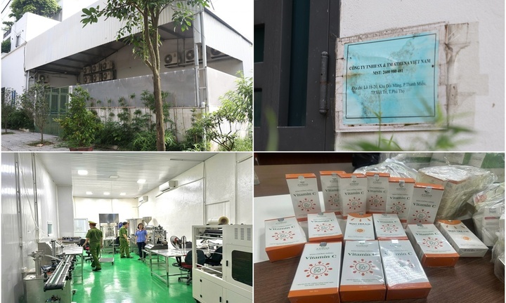 Cận cảnh xưởng sản xuất kem chống nắng giả của Công ty Athena Việt Nam