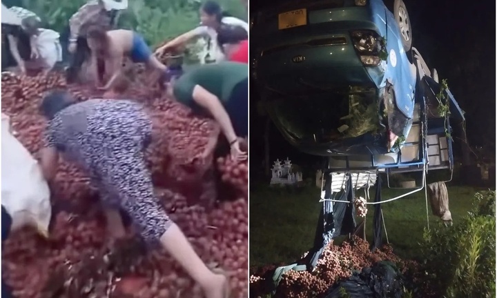 Vụ ô tô chở gần 4 tấn vải bị lật: Bất ngờ với thông tin cặp vợ chồng chủ xe nhận được từ những tấm lòng chia sẻ