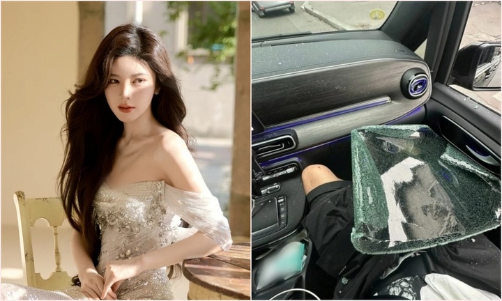 Nữ ca sĩ nổi tiếng bị kẻ cướp đập kính xe, giật đồ giữa ban ngày trên cao tốc