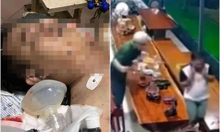 Clip: Hoảng hồn cảnh người đàn ông ôm cổ nghi trúng đạn sau 2 tiếng nổ và tử vong sau đó