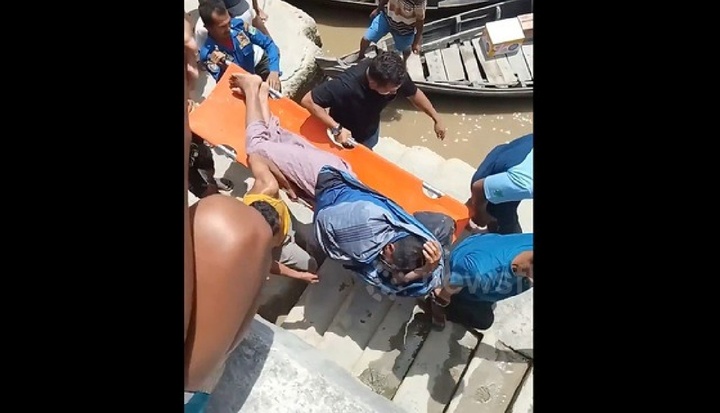 Clip: Đi gom bẫy cá, ngư dân suýt mất mạng vì sinh vật đáng sợ