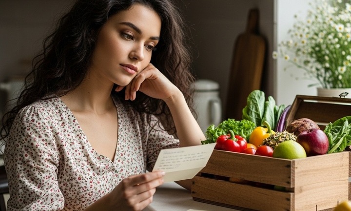 Mảnh giấy bên trong thùng đồ mẹ gửi từ quê lên