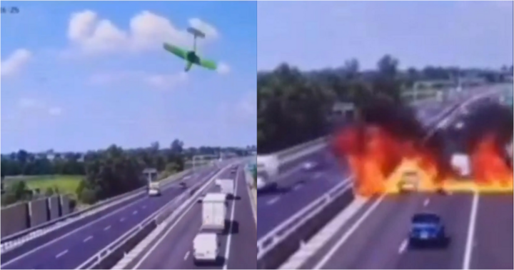 Máy bay cỡ nhỏ lao xuống đường cao tốc rồi bốc cháy ở Italy, toàn bộ người trên khoang thiệt mạng