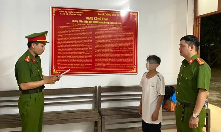 Khởi tố thiếu niên 17 tuổi  hiếp dâm người phụ nữ đang say xỉn rồi bỏ trốn