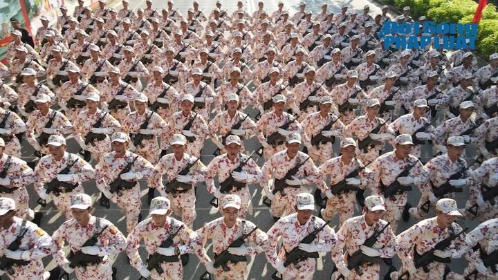 Lực lượng Công an hợp luyện: Kỷ luật thép, sẵn sàng cho lễ diễu binh, diễu hành