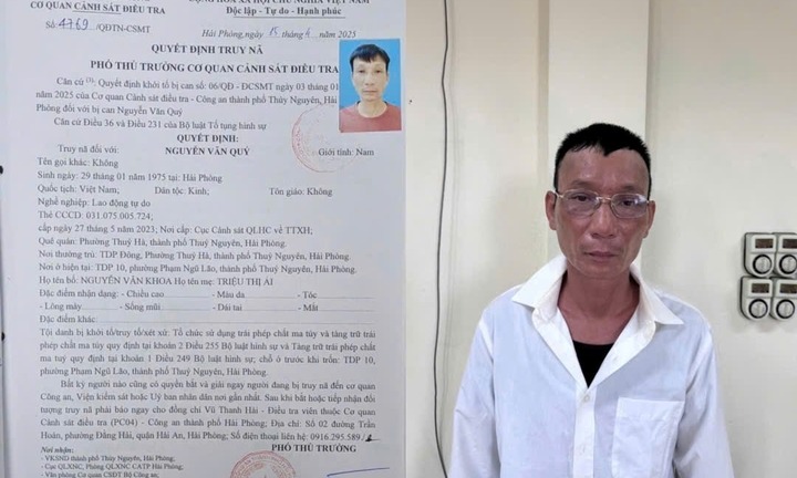 Bắt giữ đối tượng truy nã đặc biệt Nguyễn Văn Quý ở Hải Phòng