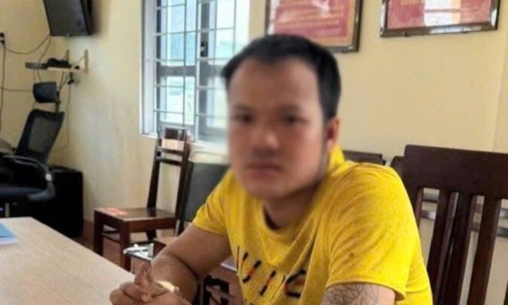 Đối tượng truy nã Vi Văn Khoa bị bắt khi lẻn về nhà