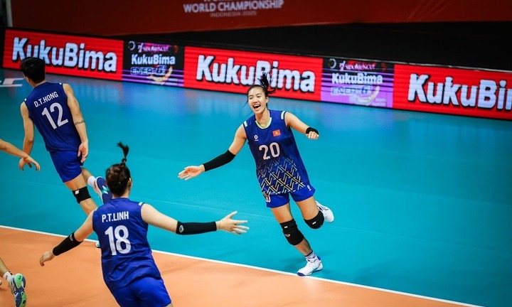 Tin cực vui: Bóng chuyển nữ U21 Việt Nam hạ đội hạng 8 thế giới