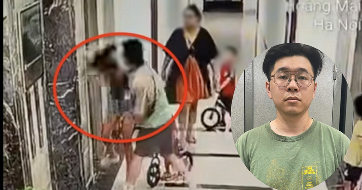 Tạm giữ hình sự người đàn ông xăm trổ đánh cô gái tại chung cư ở Hà Nội