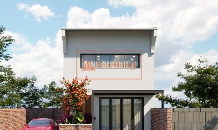 Tính chi phí xây nhà ống 2 tầng gác lửng