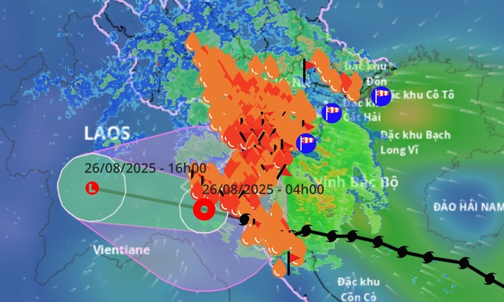 Những điểm đặc biệt dị thường ở cơn bão số 5 Kajiki