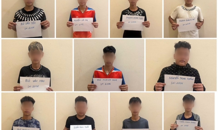 Tạm giữ 11 đối tượng trong vụ hỗn chiến gây náo loạn trên đường ở Phú Thọ