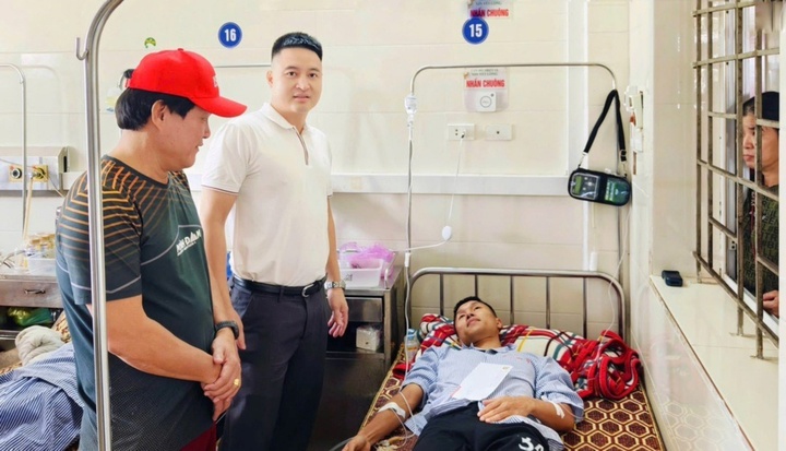 Doãn Ngọc Tân gãy xương sườn, nhập viện cấp cứu