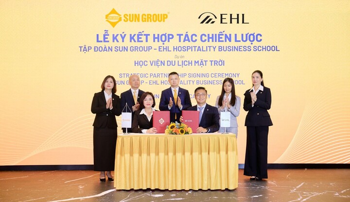 Sun Group hợp tác chiến lược với EHL Hospitality Business School trong phát triển Học viện đào tạo đẳng cấp quốc tế tại Việt Nam