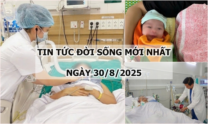 Tin tức đời sống 30/8: Hy hữu em bé chào đời với 6 vòng dây rốn quấn quanh cổ