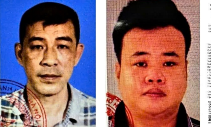 Truy nã Võ Xuân Cường và Phạm Tuấn Anh